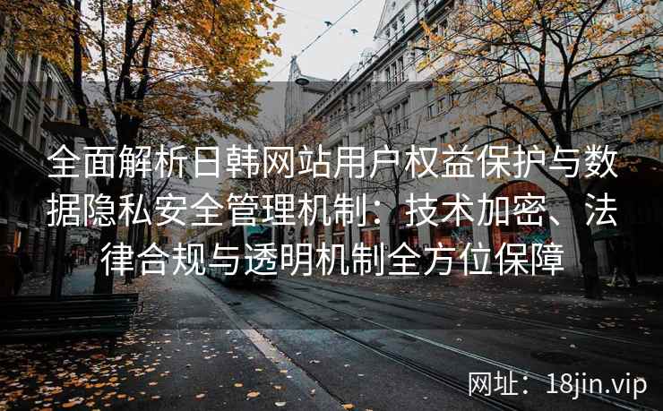 全面解析日韩网站用户权益保护与数据隐私安全管理机制:技术加密、法律合规与透明机制全方位保障